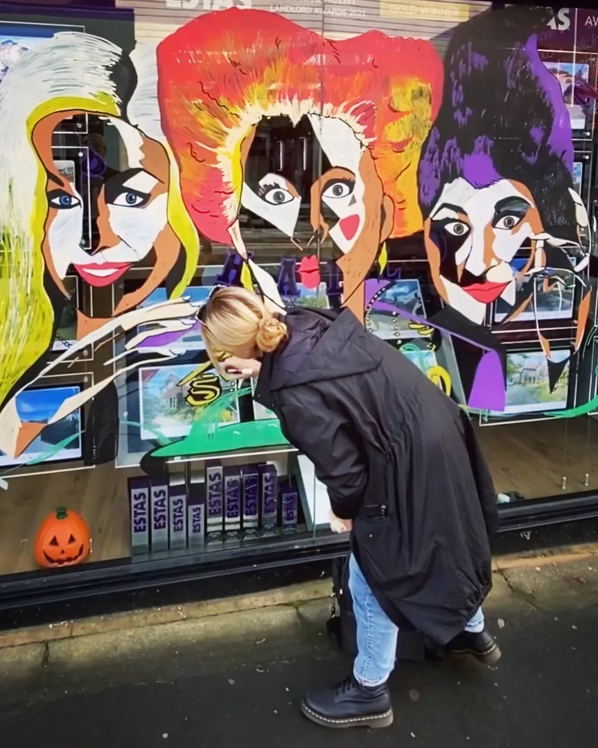 Chalk & Marker Art — JEM Creative window art